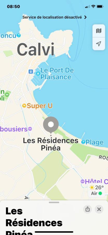 Duplex Calvi Direct Plage Экстерьер фото